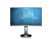 23.8- AOC IPS LED I2490PXQU/BT Black/Silver (4ms, 100M:1, 250cd, 1920x1080, 178°/178°, VGA, HDMI, DisplayPort, Speakers 2 x 2W, USB Hub: 4 x USB3.0, Audio Line-out, Height Adjustment, VESA)